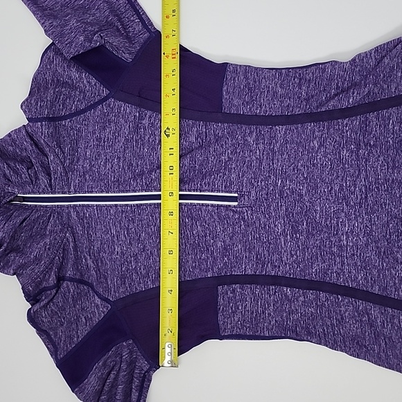 Lululemon Run Inspire Pullover 1/2 Zip Heather Lolo Purple Long Sleeve Size 6 - Picture 12 of 14